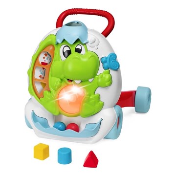 Chicco - Lauflernhilfe mit Aktivitäten und Tönen 2in1 DINO 2xAA