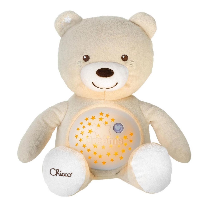 Chicco - Projektor mit Melodie BABY BEAR 3xAAA beige