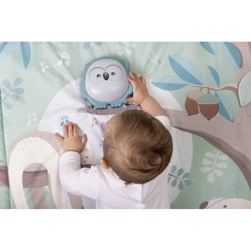 Chicco - Spieldecke für Kinder 2in1 3xAAA Eule