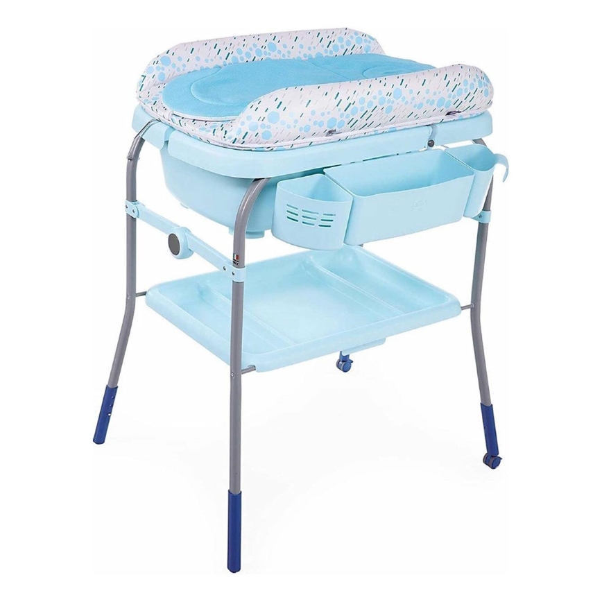 Chicco – Wickeltisch mit Badewanne CUDDLE&BUBBLE blau