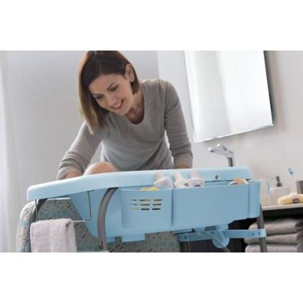 Chicco – Wickeltisch mit Badewanne CUDDLE&BUBBLE blau
