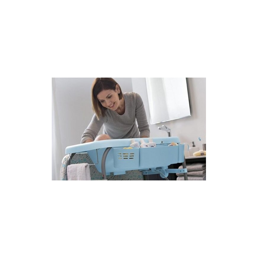Chicco – Wickeltisch mit Badewanne CUDDLE&BUBBLE blau