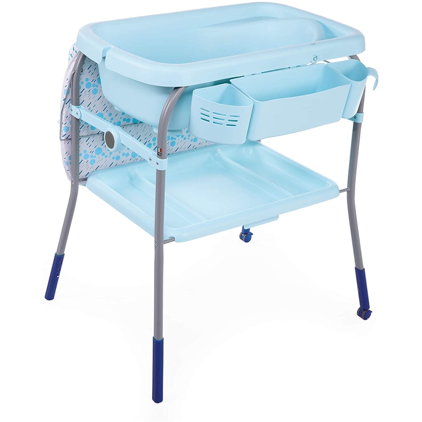 Chicco – Wickeltisch mit Badewanne CUDDLE&BUBBLE blau