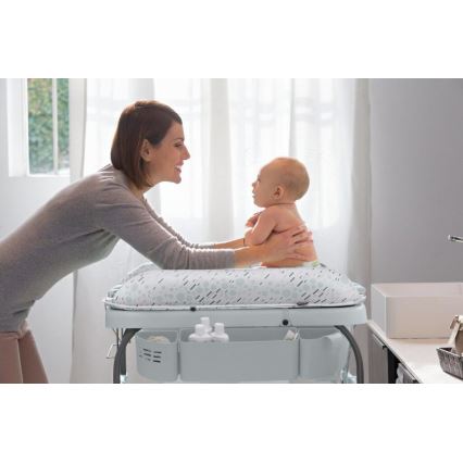 Chicco – Wickeltisch mit Badewanne CUDDLE&BUBBLE grau