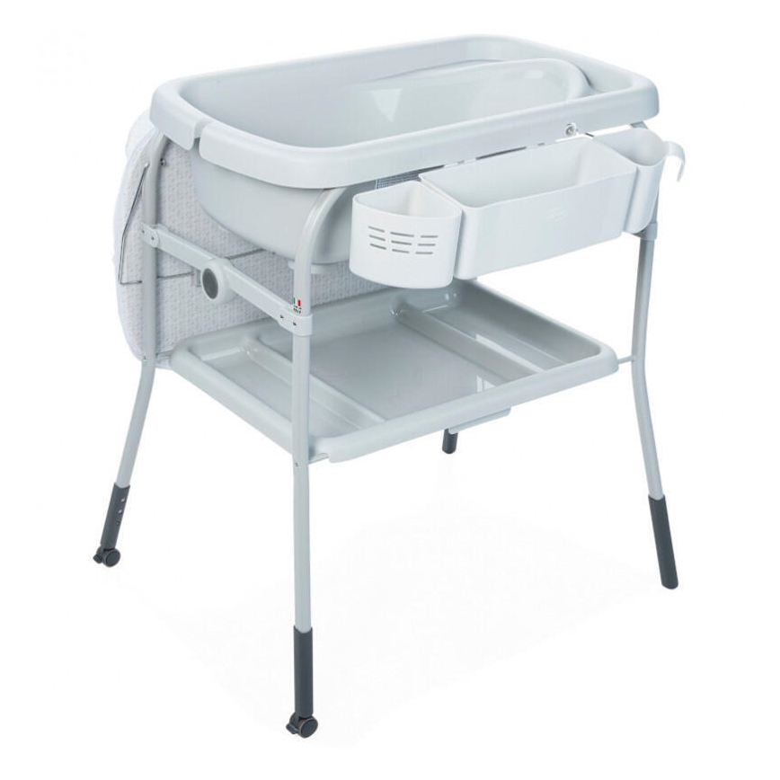 Chicco – Wickeltisch mit Badewanne CUDDLE&BUBBLE grau