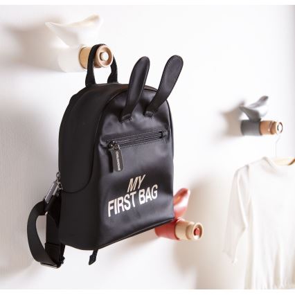 Childhome - Kinderrucksack MY FIRST BAG schwarz