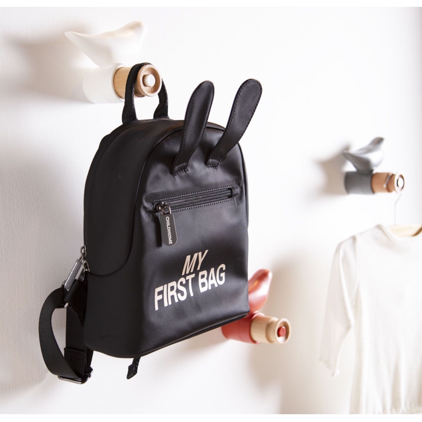 Childhome - Kinderrucksack MY FIRST BAG schwarz