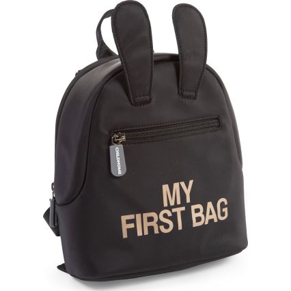 Childhome - Kinderrucksack MY FIRST BAG schwarz