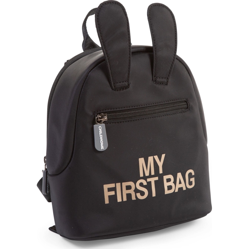 Childhome - Kinderrucksack MY FIRST BAG schwarz