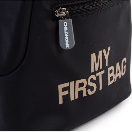Childhome - Kinderrucksack MY FIRST BAG schwarz