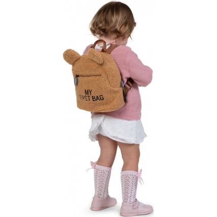 Childhome – Kinderrucksack MY FIRST BAG braun