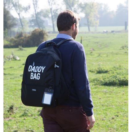 Childhome - Wickelrucksack DADDY BAG schwarz