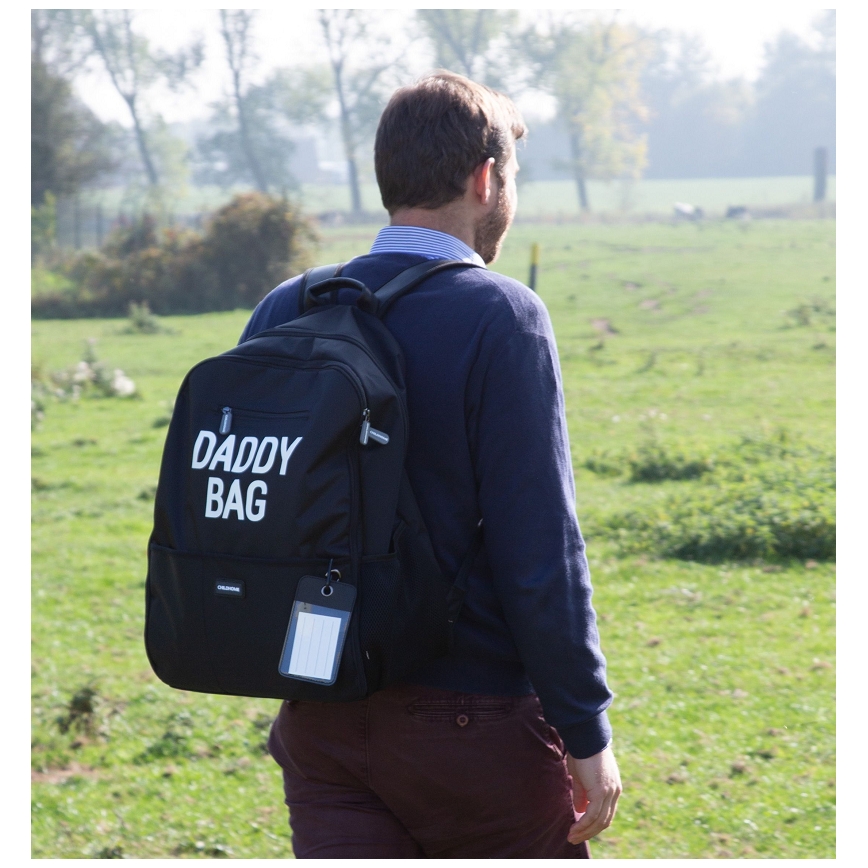 Childhome - Wickelrucksack DADDY BAG schwarz