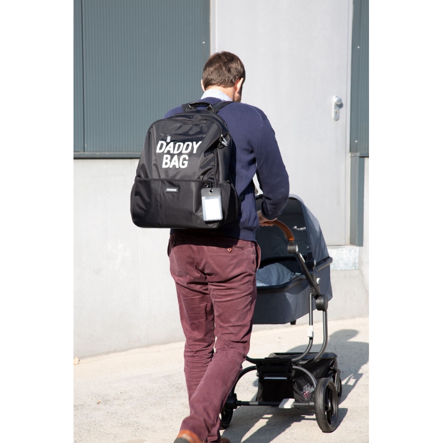 Childhome - Wickelrucksack DADDY BAG schwarz
