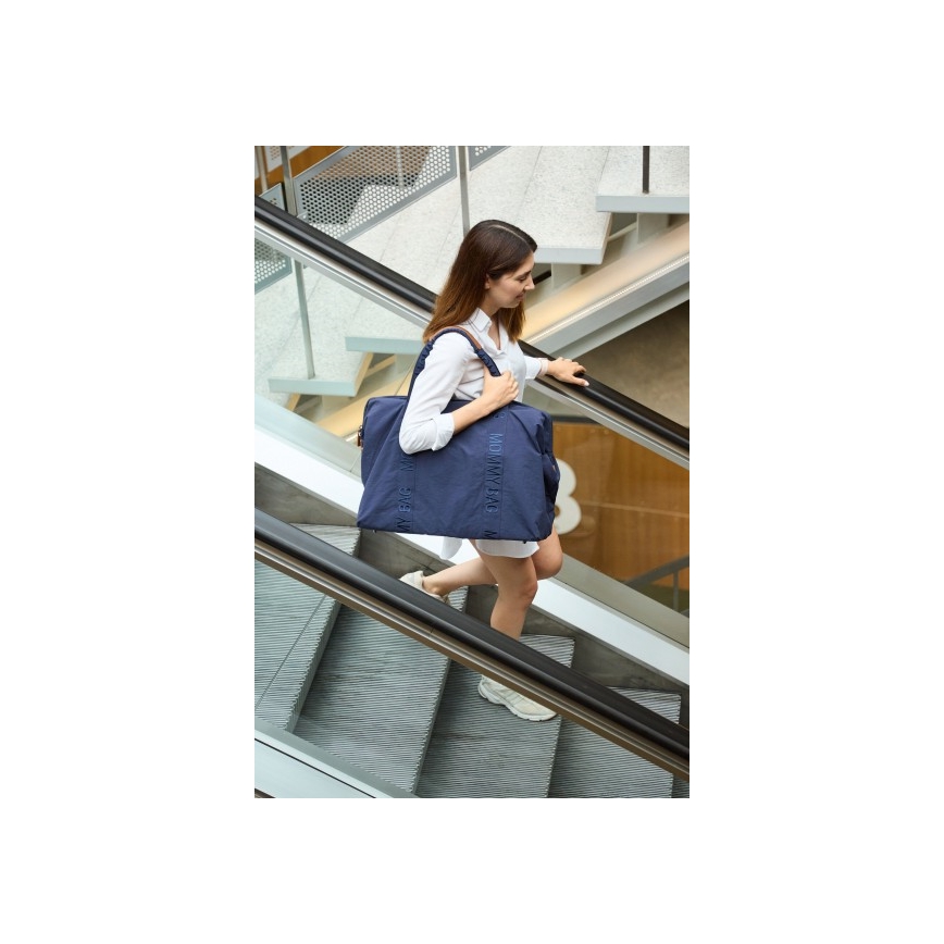 Childhome - Wickeltasche MOMMY BAG blau