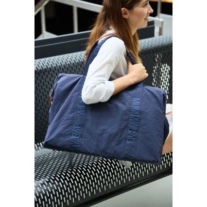 Childhome - Wickeltasche MOMMY BAG blau