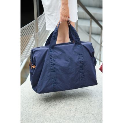 Childhome - Wickeltasche MOMMY BAG blau