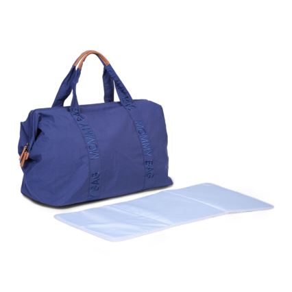 Childhome - Wickeltasche MOMMY BAG blau