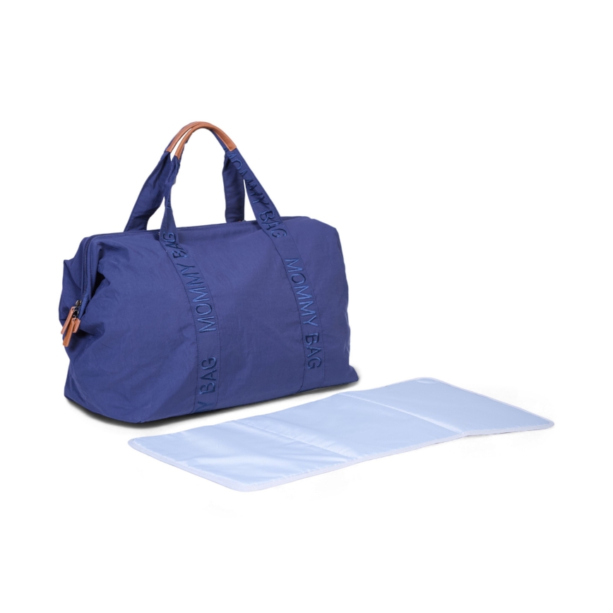 Childhome - Wickeltasche MOMMY BAG blau