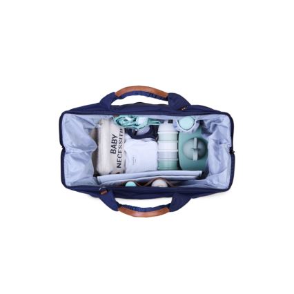 Childhome - Wickeltasche MOMMY BAG blau