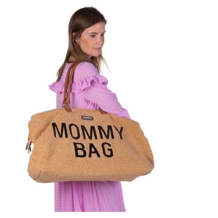 Childhome – Wickeltasche MOMMY BAG braun