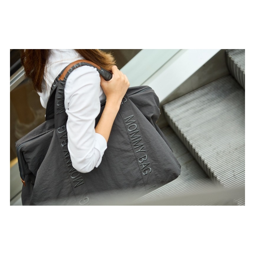 Childhome - Wickeltasche MOMMY BAG grau