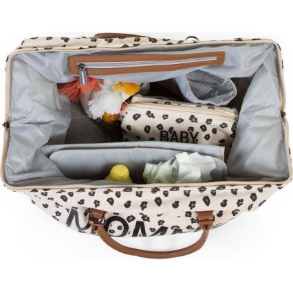 Childhome - Wickeltasche MOMMY BAG Leopard