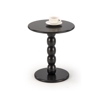 CIRILA Beistelltisch Ø 40 cm, schwarz