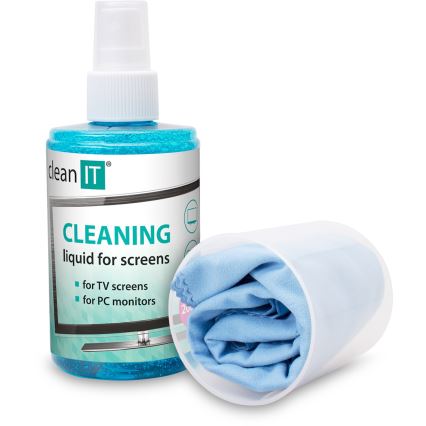 CLEAN IT CL-180 - Display-Reinigungslösung mit Reinigungstuch, 200 ml