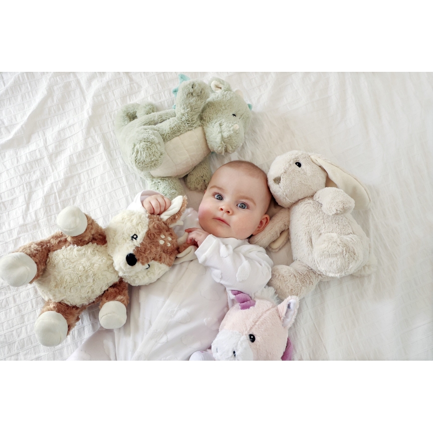 Cloud B - Einschlafhilfe Drache mit Melodie und Licht + USB