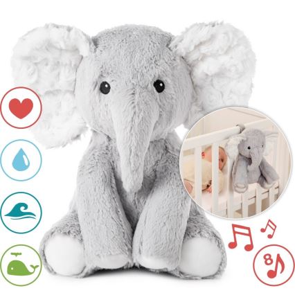 Cloud B - Kuscheltier mit Melodie 2xAA Elefant