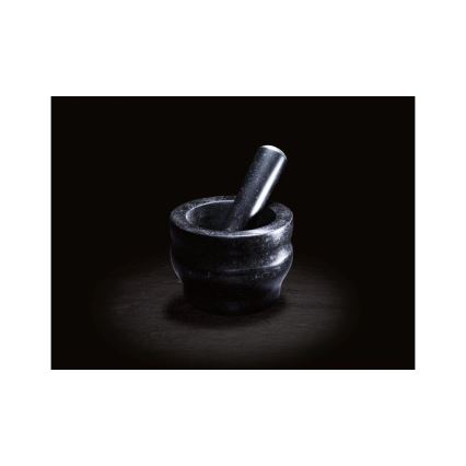 Cole&Mason - Granitmörser mit Stößel GRANITE d 14 cm Granit/schwarz