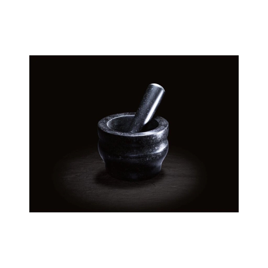 Cole&Mason - Granitmörser mit Stößel GRANITE d 14 cm Granit/schwarz