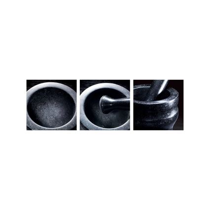 Cole&Mason - Granitmörser mit Stößel GRANITE d 14 cm Granit/schwarz