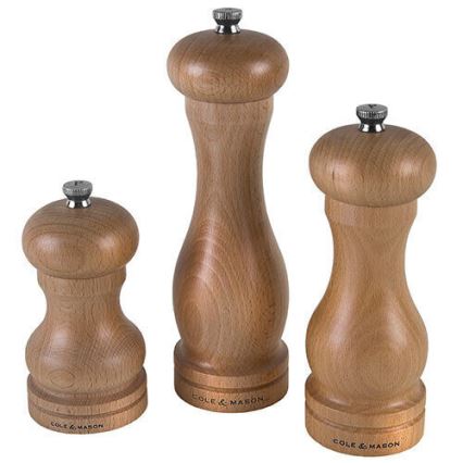 Cole&Mason - Pfeffermühle CAPSTAN BEECH Buche 12 cm