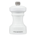 Cole&Mason - Pfeffermühle HOXTON 10,4 cm Buche / glänzend weiß