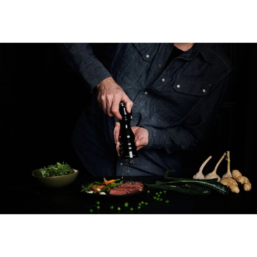 Cole&Mason - Salz- und Pfeffermühlen-Set LONDON 2 Stk. 18 cm Buche/schwarz