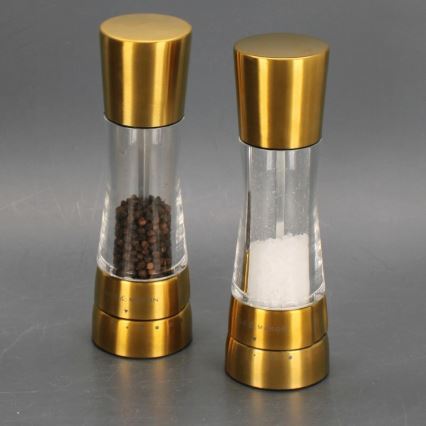 Cole&Mason - Salz- und Pfeffermühlenset DERWENT 2 Stück 19 cm golden