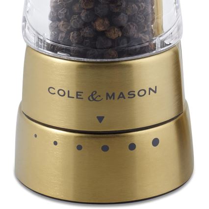 Cole&Mason - Salz- und Pfeffermühlenset DERWENT 2 Stück 19 cm golden