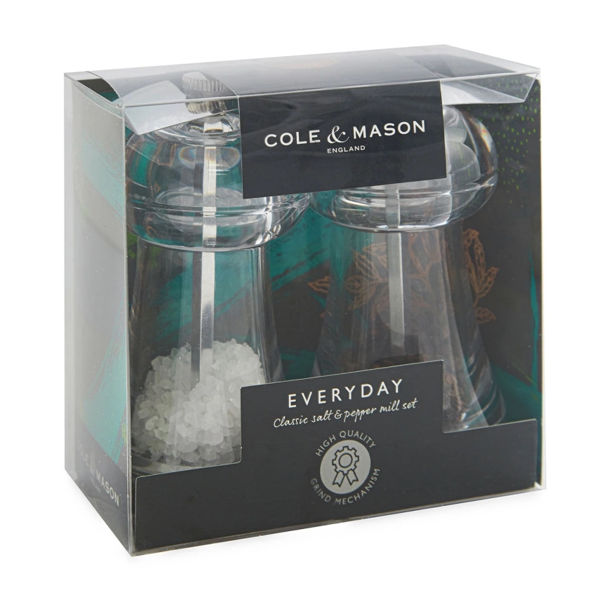 Cole&Mason - Salz- und Pfeffermühlenset EVERYDAY 2 Stück 11 cm