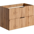 COMAD ADEL OAK 82-80-B-2S - Waschbeckenunterschrank ADEL 57x80,2 cm, Eiche