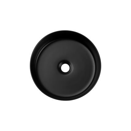 COMAD BEYOND 2 BLACK ( E-6565 ) - Aufsatzwaschbecken BEYOND d 36 cm Keramik/matt schwarz