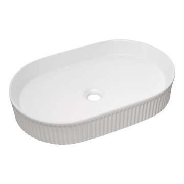 COMAD BEYOND 3 WEISS (E-6531) - Aufsatzwaschbecken BEYOND 56x36 cm Keramik/glänzend weiß