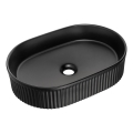 COMAD BEYOND 5 BLACK (E-6564) - Aufsatzwaschbecken BEYOND 48x32,5 cm Keramik/matt schwarz
