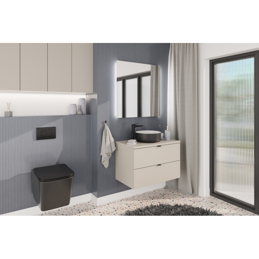 COMAD DALIA CASHMERE 82-80-46-2S - Waschbeckenunterschrank DALIA 50x80 cm beige