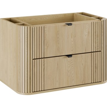 COMAD OVALIA CREMONA 82-80-46-2S - Waschtischunterschrank OVALIA Eiche