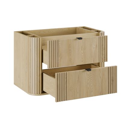 COMAD OVALIA CREMONA 82-80-46-2S - Waschtischunterschrank OVALIA Eiche
