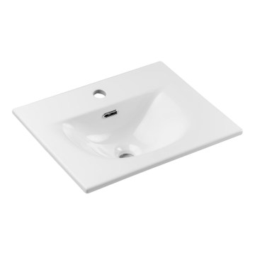 COMAD SKY 3 50CM ( E-8099-3-50 ) - Einbauwaschbecken SKY 51x40 cm Keramik/glänzendes Weiß