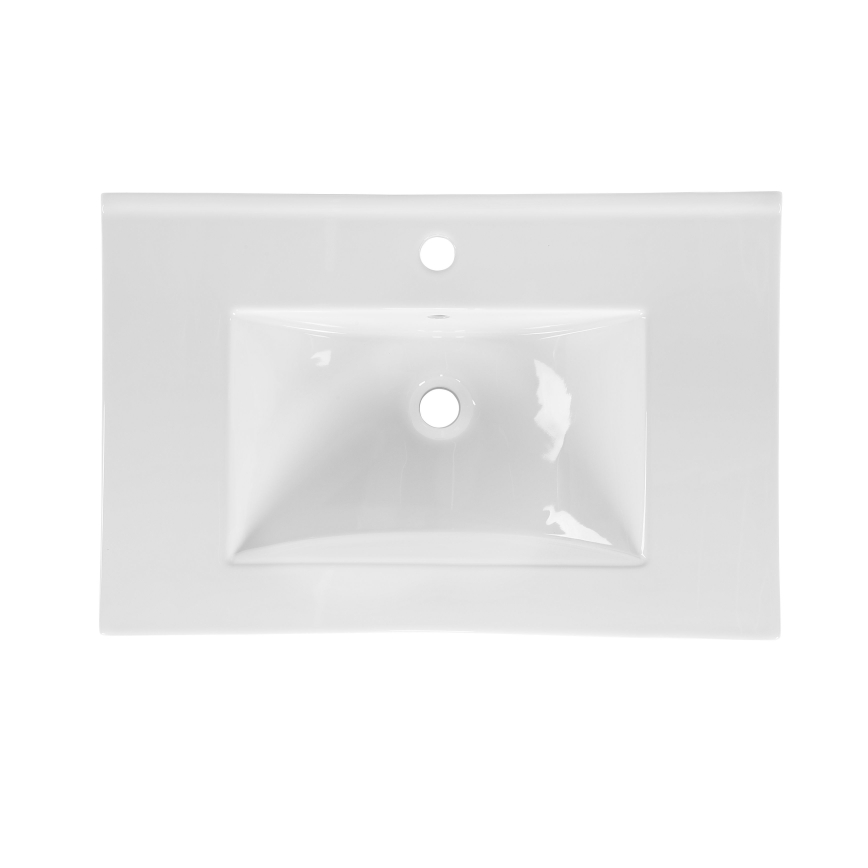 COMAD UM-CFP LAVA 60D - Einbauwaschbecken LAVA 61x46 cm Keramik/glänzend weiß