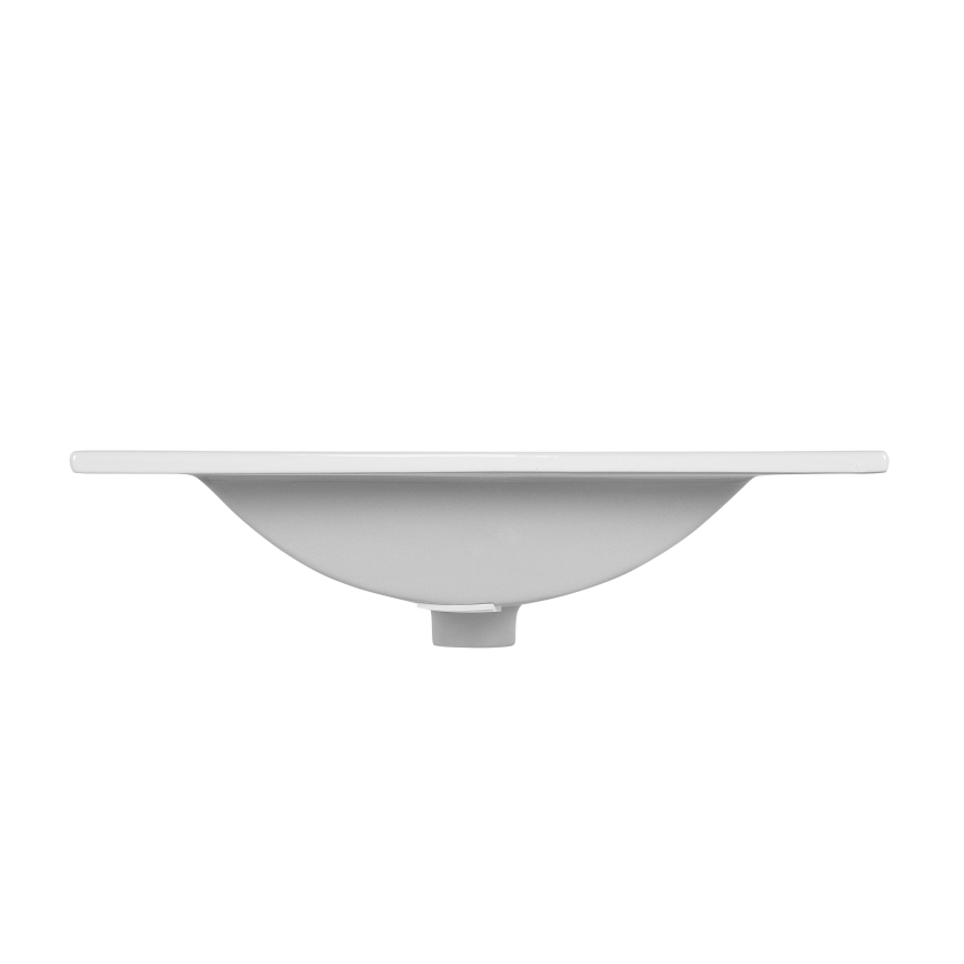 COMAD UM-CFP LAVA 60D - Einbauwaschbecken LAVA 61x46 cm Keramik/glänzend weiß